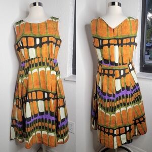 ASTRATTO Italy Geometric Sleeveless Dress